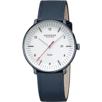 Mondaine Herreur MLE.41910.LQV Doppio Hvid/Læder Ø41 mm