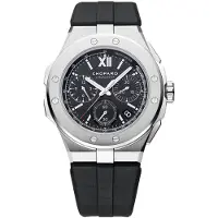 Chopard Herreur 298609-3004 Alpine Eagle Sort/Gummi Ø44 mm