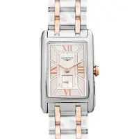 Longines Dameur L5.255.5.75.7 Dolcevita Hvid/Stål 20.8x32 mm