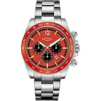 Rotary Herreur GB05440/54 Henley Orange/Stål Ø41 mm