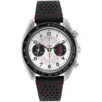 Omega Herreur 329.32.43.51.02.001 Speedmaster Chronoscope Hvid/Læder