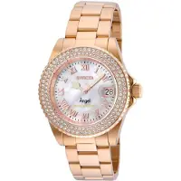 Invicta Dameur 24615 Angel Hvid/Rosaguldtonet stål Ø40 mm