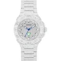 GUESS Herreur GW0507G2 Eco-Friendly Hvid/Resinplast Ø42 mm