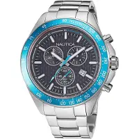 Nautica Herreur NAPOBF119 Ocean Beach Sort/Stål Ø46 mm