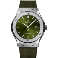 Hublot Herreur 511.NX.8970.RX Classic Fusion Grøn/Gummi Ø45 mm