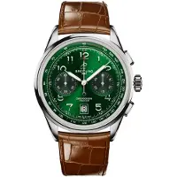 Breitling Herreur AB0145371L1P1 Premier Grøn/Læder Ø42 mm