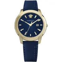 Versace Herreur VELQ00819 V Urban Blå/Stål Ø42 mm