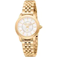 Just cavalli Dameur JC1L333M0025 Allegra Hvid/Gul guldtonet stål