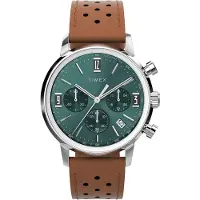 Timex Herreur TW2W10100 Marlin Grøn/Læder Ø40 mm