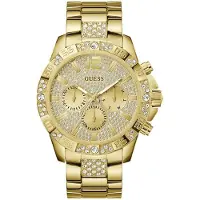 GUESS Herreur GW0796G2 Majestic Guld/Gul guldtonet stål Ø48 mm