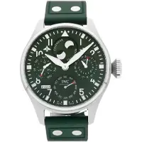 IWC Herreur IW503608 Big Pilot Grøn/Gummi Ø46.2 mm