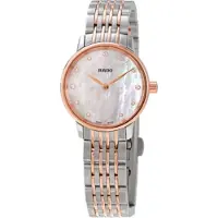 Rado Dameur R22897923 Coupole Hvid/Rosaguldtonet stål Ø27 mm