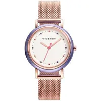 Viceroy Dameur 471156-09 Classic Hvid/Rosaguldtonet stål Ø30 mm