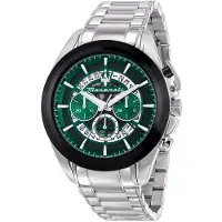 Maserati Herreur R8873612060 Traguardo Grøn/Stål Ø45 mm
