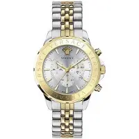 Versace Herreur VEV601623 Signature Sølvfarvet/Gul guldtonet stål