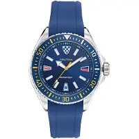 Nautica Herreur NAPCPS014 Crandon Park Blå/Gummi Ø46 mm