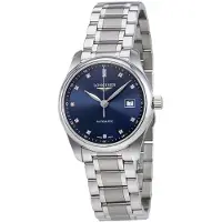 Longines Dameur L2.257.4.97.6 Master Blå/Stål Ø29 mm