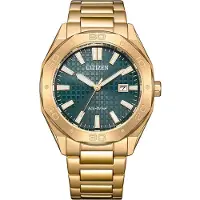 Citizen Herreur BM7633-81X Classic Grøn/Gul guldtonet stål Ø41 mm