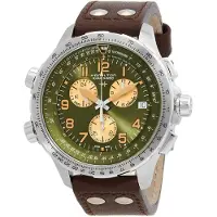 Hamilton Herreur H77932560 Khaki Aviation Grøn/Læder Ø46 mm