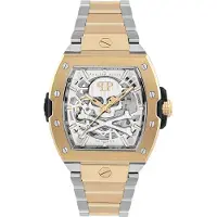 Philipp Plein Herreur PWJFA0525 The Skeleton Sølvfarvet/Gul