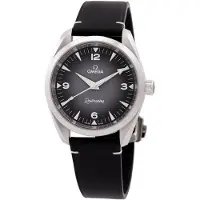 Omega Herreur 235.12.38.20.06.001 Seamaster Railmaster Grå/Læder