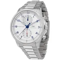 IWC Herreur IW390702 Portugieser Sølvfarvet/Stål Ø44.6 mm