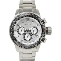 Nautica Herreur NAPBFCF04 Pacific Beach Sølvfarvet/Stål Ø46 mm