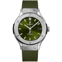 Hublot 565.NX.8970.RX Classic Fusion Grøn/Gummi Ø38 mm