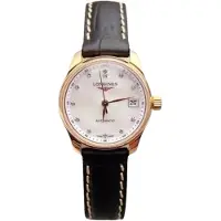 Longines Dameur L2.128.8.87.3 Master Hvid/Læder Ø25.5 mm