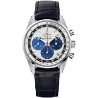 Zenith 03.Z386.400-60.C843 Chronomaster Revival Hvid/Læder Ø38 mm