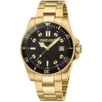 Roberto Cavalli by Franck Muller Herreur RC5G129M0075 Marte Sort/Gul