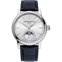 Frederique Constant Herreur FC-716S3H6 Manufacture Sølvfarvet/Læder