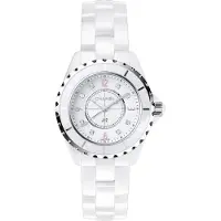 Chanel Dameur H4863 J12 Hvid/Keramik Ø33 mm