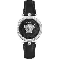 Versace Dameur VECQ01020 Palazzo Sort/Læder Ø34 mm