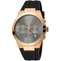 Esprit Herreur ES1G205P0045 Anderson Grå/Gummi Ø43 mm
