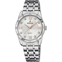 Festina Dameur F16940-B Sølvfarvet/Stål Ø32 mm