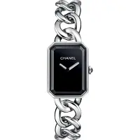 Chanel Dameur H3250 Premiere Sort/Stål 20x28 mm