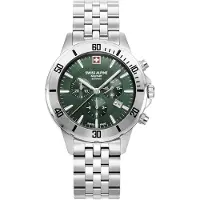 Swiss Alpine Military Herreur 7024.9134 Cruiser Grøn/Stål Ø44 mm