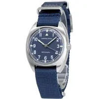 Hamilton Dameur H76419941 Khaki Aviation Blå/Læder Ø36 mm