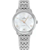 Omega Dameur 434.10.34.20.05.001 De Ville Prestige Hvid/Stål Ø34 mm