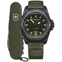 Victorinox Herreur 242021.1 I.N.O.X. Sort/Gummi Ø41 mm