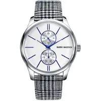 Mark Maddox Herreur HC3017-07 Classic Hvid/Tekstil Ø44 mm