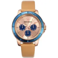 Mark Maddox Herreur MC0014-37 Classic Læder Ø40 mm