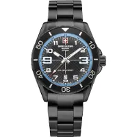 Swiss Alpine Military Herreur 7029.1171 Raptor Sort/Stål Ø42 mm