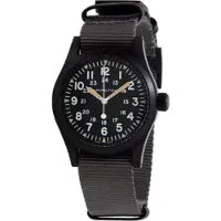 Hamilton Herreur H69409930 Sort/Læder Ø38 mm