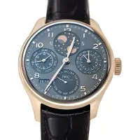IWC Herreur IW503404 Portuguese Grå/Læder Ø44.2 mm