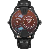 Police Herreur PEWJA0022001 Huntley Brun/Læder Ø48 mm