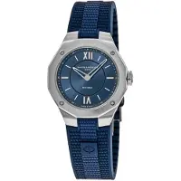 Baume & Mercier Dameur M0A10689 Riviera Blå/Gummi Ø36 mm
