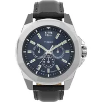 Timex Herreur TW2V43200 Essex Avenue Blå/Læder Ø44 mm