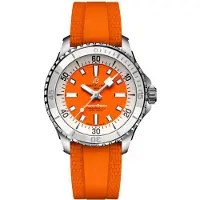 Breitling Dameur A17377211O1S1 Superocean Automatic 36 Orange/Gummi